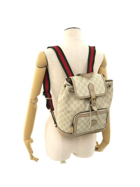 Gucci Interlocking Backpack Beige